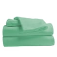 thumbnail image 1 of Comfy Bamboo World 9900 Series Embroidered Bedsheets Sheet Set, King Size, Light Green, 1 of 5