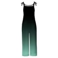 thumbnail image 4 of LOVZFMLL Combinaison pour Femme, Salopette Décontractée Sans Manches à Imprimé pour Dames, Vert Menthe, 5TG, 4 of 5