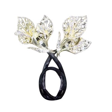 Riforla Pince à Cheveux Fleur en Strass Chignon Torsadeur Paresseux Boucleur de Cheveux Créateur de Chignon Queue Pince à Cheveux Fleur en Strass Chignon Facile Créateur de Chignon Créateur de Chignon Épingles à Cheveux pour Chignons Corde à Cheveux Or