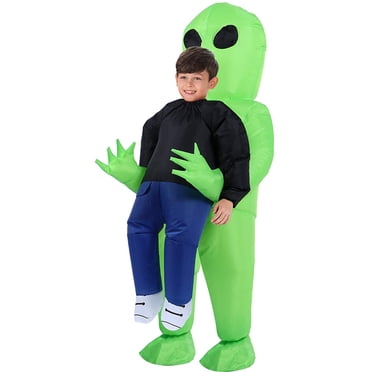 Halloween Costumes Inflatable Alien ET Suit Inflatable Costume for Adult Kids T-Rex Costume