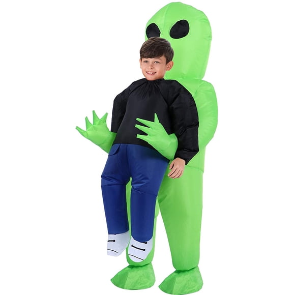 Halloween Costumes Inflatable Alien ET Suit Inflatable Costume for Adult Kids T-Rex Costume