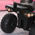 thumbnail image 2 of Aosom 4 Wheels Ride on Motorcycle Toy for Kids Baby Toddler Ride-on Car Walker No Power Foot To Floor Slider with Music and lightening function for 18-36 Months Pink, 2 of 9