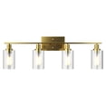 thumbnail image 5 of Patiojoy Bathroom Vanity Light Modern Wall 4-Light  Sconce Fixtures With Clear Glass Shade, 5 of 5