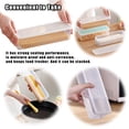 thumbnail image 3 of Contenant de Stockage Alimentaire avec Couvercle Transparent Rectangulaire pour Pâtes pour Réfrigérateur Armoire, 3 of 5