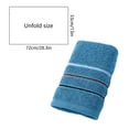 thumbnail image 3 of Todaioua Striped Cotton Towel 13x28 Inches - High Absorbency Bath Beach Towel for Gym, Swimming Pool, Spa Use, Soft Thick Household Bathroom Linens, Multiple Color Options​​, 3 of 7