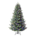 thumbnail image 1 of Holiday Time Arbre de Noël artificiel Épinette Complet Régulier Verona Pré-Éclairé de Simple Shape Quick SetMD 7.5 pi (2,29 m) en PE/PVC - Vert, 1 of 10