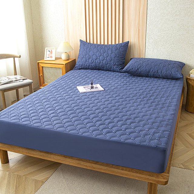 YAOMOBB Water-resistant Mattress Protector Waterproof Breathable Mattress Protector Soft Elastic Band slip Full Coverage Children Elderly Mattress Pad Protective