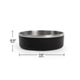 thumbnail image 5 of One Paw, Small Double Stainless Steel Dog Bowl, 1.3L (44 oz), 5 of 5