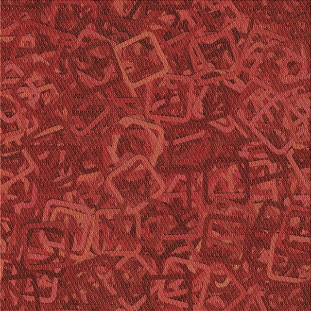Ahgly Company Tapis d'Intérieur Lavable en Machine Carré Rouge Lave Transitionnel, 7 Pieds Carré