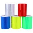 thumbnail image 1 of Reflective Tape Reflective  Warning Tape Pvc Reflective Tape Warning Tape Reflective  Tape 1 Pcs Reflective  Warning Tape Film Sticker Conspicuity Tape Roll 5 Colors Optional, 1 of 8
