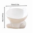 thumbnail image 2 of Ceramic Cat and Dog Food Dish with Slanted Design for Stable Non-Tip Feeding and Drinking, 2 of 4