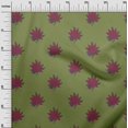 thumbnail image 2 of oneOone Cotton Poplin Fabric Leaves Block Print Fabric BTY 42 Inch Wide, 2 of 4