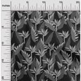thumbnail image 2 of oneOone Polyester Spandex Gray Fabric Floral Sewing Craft Projects Fabric Prints By Yard 56 Inch Wide, 2 of 5