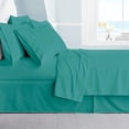 thumbnail image 1 of Swift Home Luxury 4-Piece Sheet Set with Extra Pillow Case, TwinXL, Larkspur Blue, 1 of 8