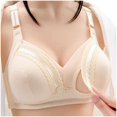 thumbnail image 2 of Womans Nursing Bra Front Release Glossy Comfortable Breathable Bra Underwear No Rims, 2 of 9