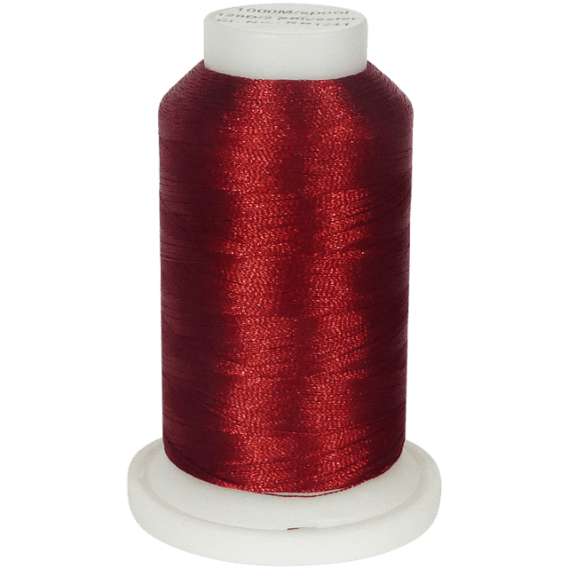 SuperB Fil à Broder en Polyester Rouge Sangria, 1000 m