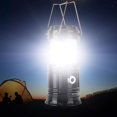 thumbnail image 5 of Lanterne de camping à LED solaire et lampe de poche USB pour extérieur, adaptée pour les urgences, les tempêtes, les pannes, les lanternes extérieures portatives, 5 of 5