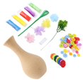 thumbnail image 4 of 2 Sets Flower Craft Handmade Kit Kid Vase Art Toy DIY Activity Gift Crafts, 4 of 6