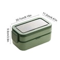 thumbnail image 3 of Insulated And Sealed Portable Compartmented Lunch Box For Students And Office Workers That Can Be Microwaved, 3 of 6