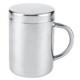 thumbnail image 1 of MAGT Tasse à café, Tasse à café Anti-brûlure à Double paroi en Acier Inoxydable de Haute qualité (220 ml), 1 of 14