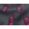 thumbnail image 4 of oneOone Viscose Jersey Fabric Leaves & Floral Block Decor Fabric Printed BTY 60 Inch Wide, 4 of 6