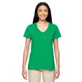 thumbnail image 1 of Gildan T-Shirt pour Femmes à Col 1/2 avec Encolure et Épaules Rubanées, Style G5V00L, 1 of 1