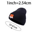 thumbnail image 3 of Tuque Tricotée pour Bébé en Coton Doux Renard Bonnet Extensible Bonnet Chaud pour Nourrisson, 3 of 3