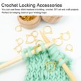thumbnail image 4 of Marqueurs de Point de Tricot, Marqueur de Crochet d'Oreilles de Chat Réutilisable Or pour Artisanat, 4 of 8