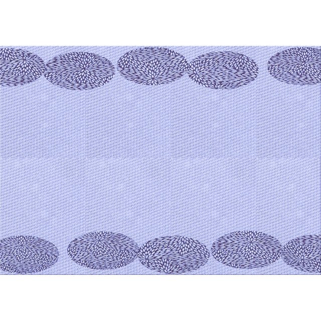 Ahgly Company Machine Washable Indoor Rectangle Transitional Heavenly Blue Area Rugs, 5' x 7'