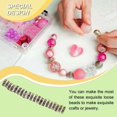 thumbnail image 1 of 50 Pcs Perles Intercalaires en Strass Rondelle Faites à la Main Bijoux avec Grandes Perles Multicolores en Cristal Accessoires de Collier Boucles d'Oreilles Champagne, 1 of 1
