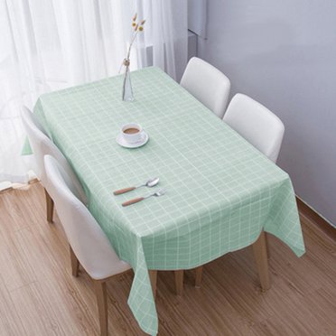 Lefu PVC Waterproof And Scald-proof Disposable Plastic Plaid Tablecloth