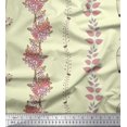 thumbnail image 1 of Soimoi Poly Georgette Fabric Bird,Cage & Floral Artistic Decor Fabric Printed Yard 52 Inch Wide, 1 of 3