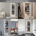 thumbnail image 4 of 1pc Heavy Duty Over Door Organizer, Wall Mount Hanging Organizer Storage With 5 Large, 4 of 4