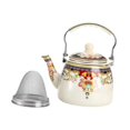 thumbnail image 2 of simhoa Bouilloire en Émail 3,3l avec Poignée Cafetière pour Fête Maison Restaurant Multicolore, 2 of 8