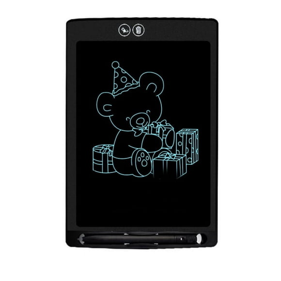 LCD Writing Tablet Partially Erasable Electric Drawing Board Digital Graphic Drawing Pad with Pen Gift for Kids 8.5inch Pink