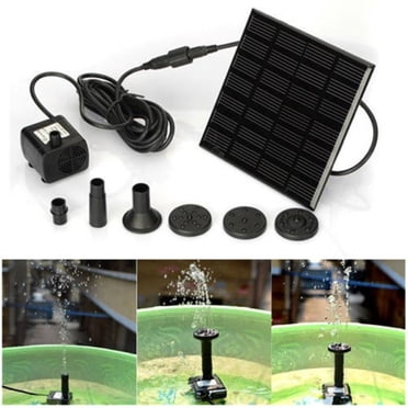 Agiferg Solar Water Panel Power Fountain Pump Kit Pool Garden Pond Watering Submersible