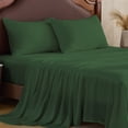 thumbnail image 2 of Hitime 4PC Bamboo King Sheet Set, Deep Pocket Fit 16", Breathable Super Soft Luxury Hotel Style Home Decor King Size Sheet Set, Gift for Women, Men - 2 Pillowcases, 1 Flat Sheet, 1 Fitted Sheet, 2 of 9