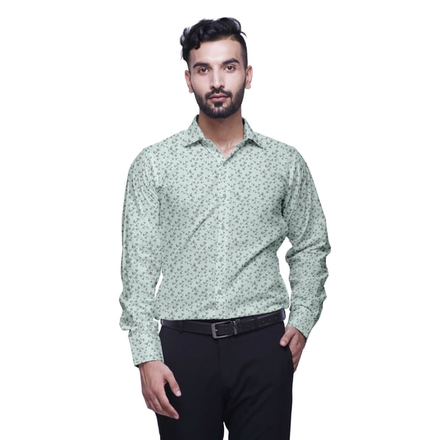 BESTMAN Long Sleeve Formal Shirt For Men Button Down Cotton Men Shirts