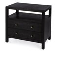 thumbnail image 1 of Butler Specialty Company Nora 2 Drawer Wood Wide Nightstand - Coffee, 1 of 8