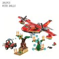 thumbnail image 4 of All Cities Fire Station Model Building Blocks Car Helicopter Construction Firefighter Man Truck Bricks Toys For Child Kid Gift, 4 of 4