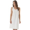 thumbnail image 2 of Women's Shadowline 801 24 Inch Cool Cottons Full Slip (White 44), 2 of 4