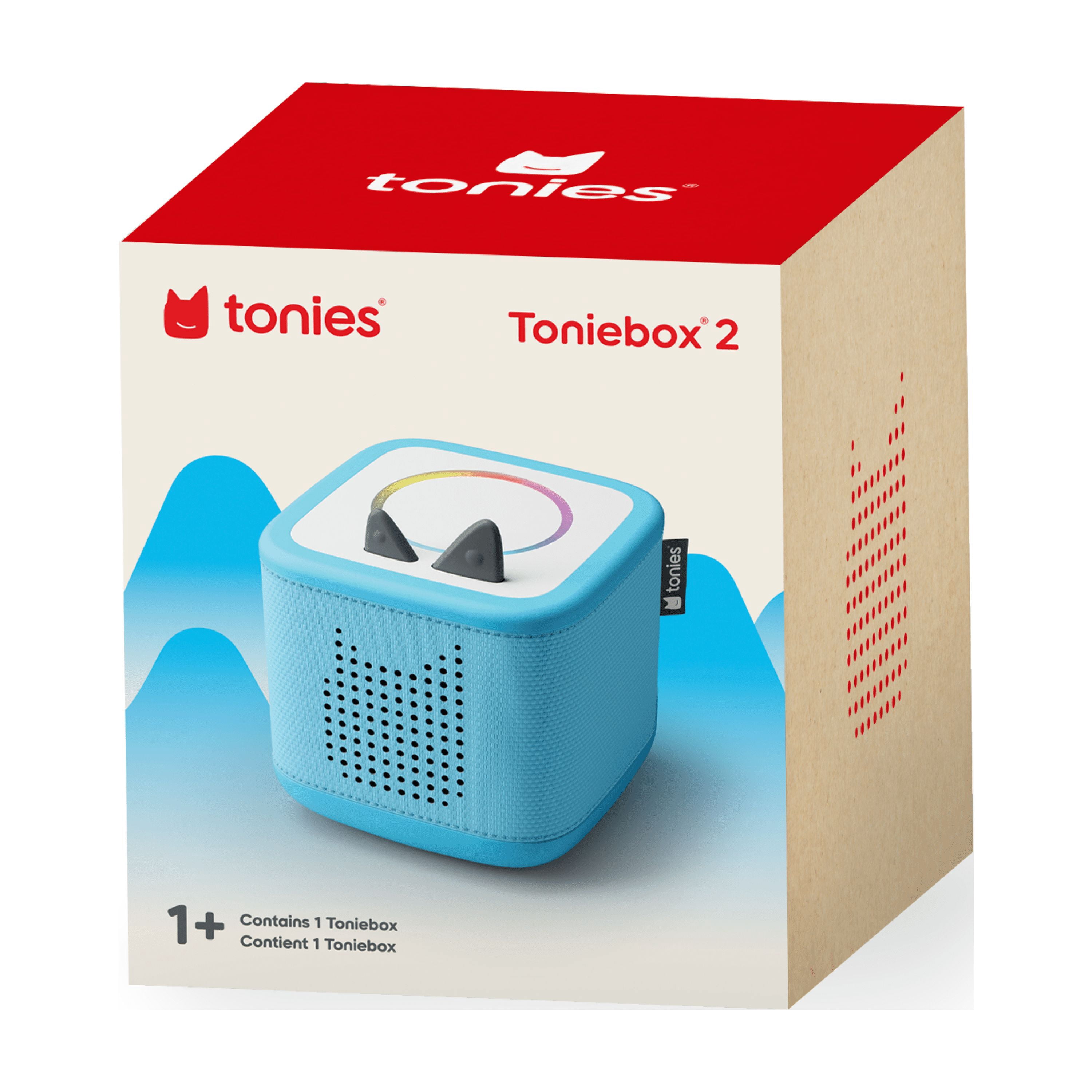 tonies Sky Blue Toniebox 2 Bundle with Stitch Cuddle Tonie (French)