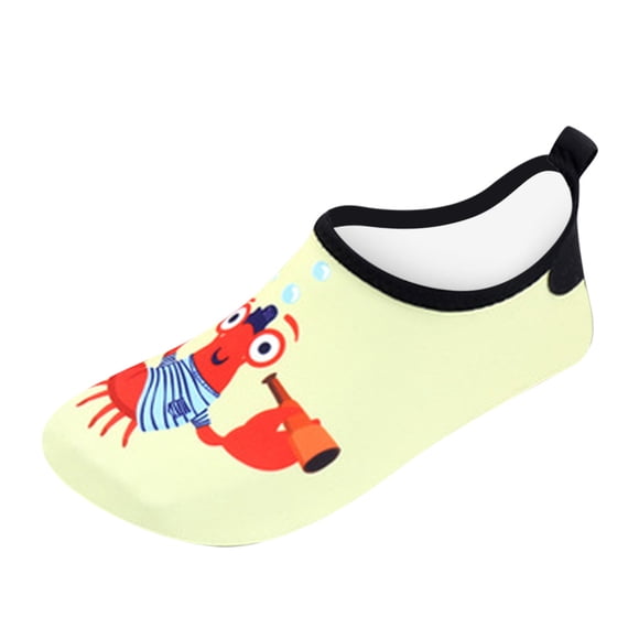 Chaussures d'Eau à Séchage Rapide pour Garçons et Filles, Chaussures Pieds Nus de Plage pour Enfants avec Dessins Animés