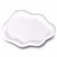 thumbnail image 4 of Becaristey Ceramics Plated Ceramic Dish For Jewelry Keys Mints Exquisite Craft Display Jewelry Plate Round Edge white,1 19*13cm, 4 of 6