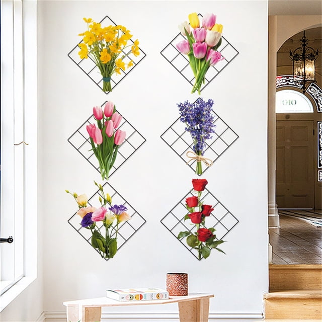 XYAIYT 3D Realistic Wall Stickers for Bedroom Living Room Home Decor Easy to Apply and Remove PVC Material Suit for Smooth Surfaces Like Tiles and Mirrors Long Lasting Versatile Design