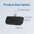 thumbnail image 4 of Blowing Breathing Tester Portable Alcohol Tester Mini Alcohol Detector with Intelligent Interaction Only 7.5g, 4 of 5
