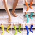 thumbnail image 3 of MesaSe 1 Pair Candy Color Anti-slip Smooth Men Socks Knee High Invisible Seamless Tube Socks, 3 of 11