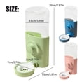 thumbnail image 3 of WHEANG Distributeur d'Eau Amovible en Acier Inoxydable Suspendu, Bouteille en Plastique pour Boire, Distributeur d'Eau pour Chat, Chiot, Cochons (600 ml), 3 of 9