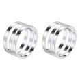 thumbnail image 1 of Uxcell 2Pcs Jump Ring Opening Tool Brass Circle Open and Close Tools for DIY Making Supplies Repair Silver, 1 of 5