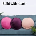 thumbnail image 4 of Throw Pillow Removable Cover Invisible Zipper Polyester Comfortable Meditation Round Floor Cushion Office Supplies, 4 of 7